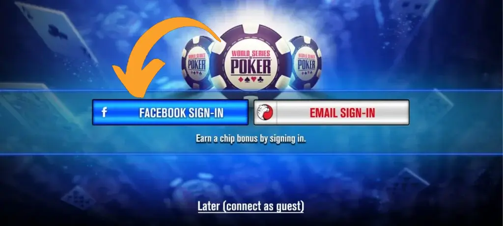 Wsop with your facebook account