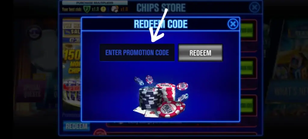 Promo code redeem 3