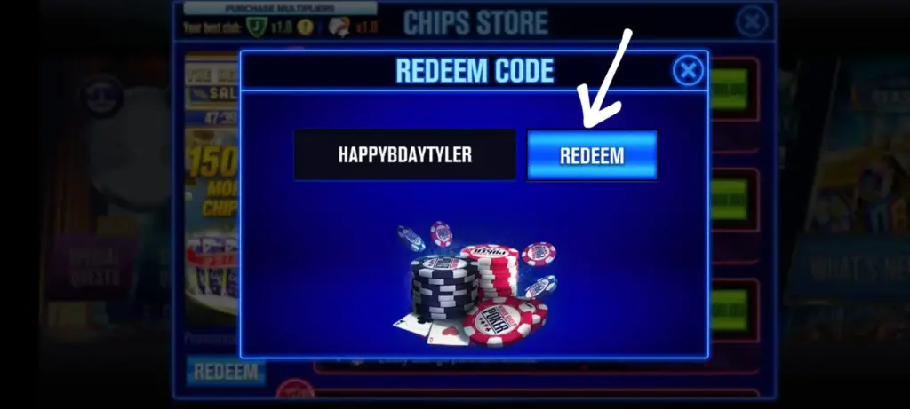 Promo code redeem 4